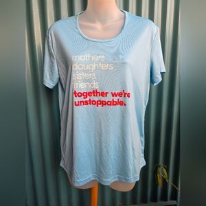 Blue Graphic Tee - Women Short Sleeve